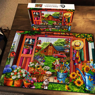 Puzzle da giardino agricolo 1000 pezzi